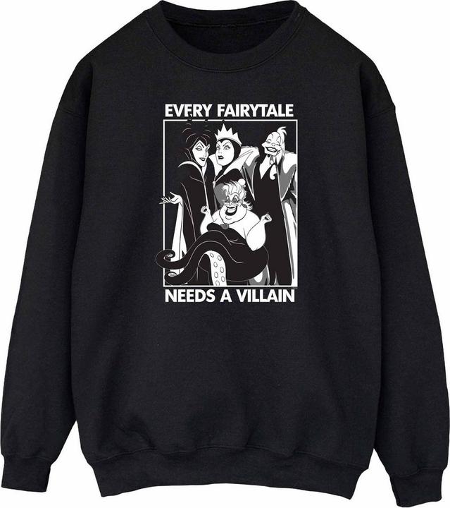Disney Princess Womens/Ladies Every Fairy Tale Needs A Villain Sweatshirt