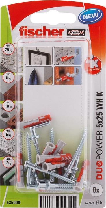 Image du produit Fischer DuoPower (8 pcs)