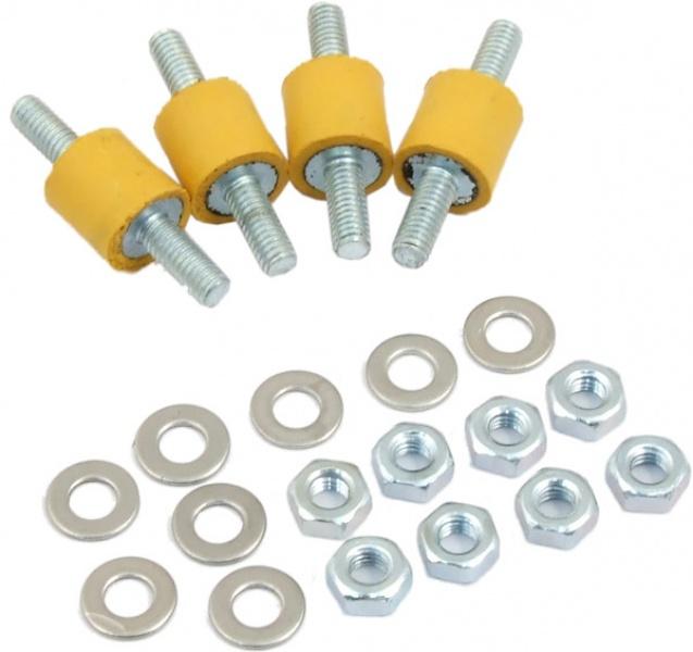 Image du produit Aqua Computer Kit de découplage pour la fixation de la pompe, gu jaune extra-souple
