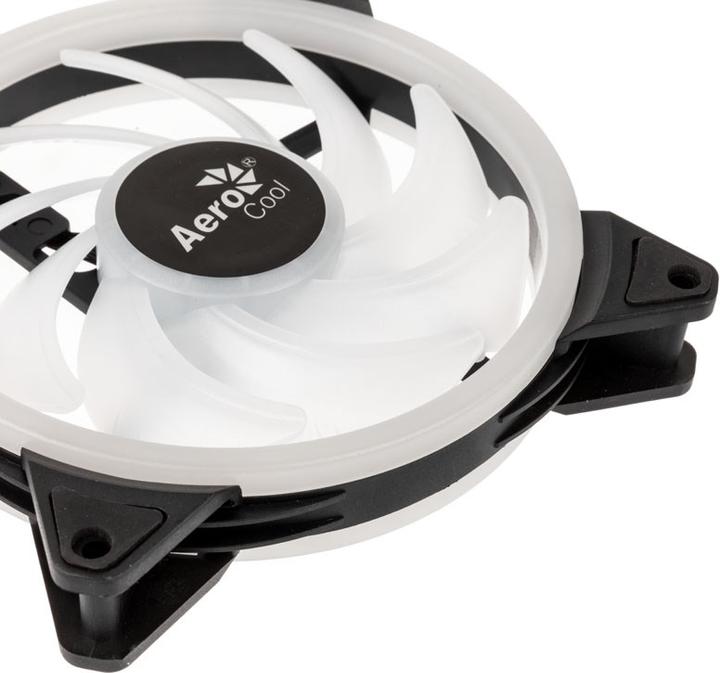 Produktbild AeroCool Duo 14 Computergehäuse Ventilator 14 cm Schwarz (140 mm, 1 x)