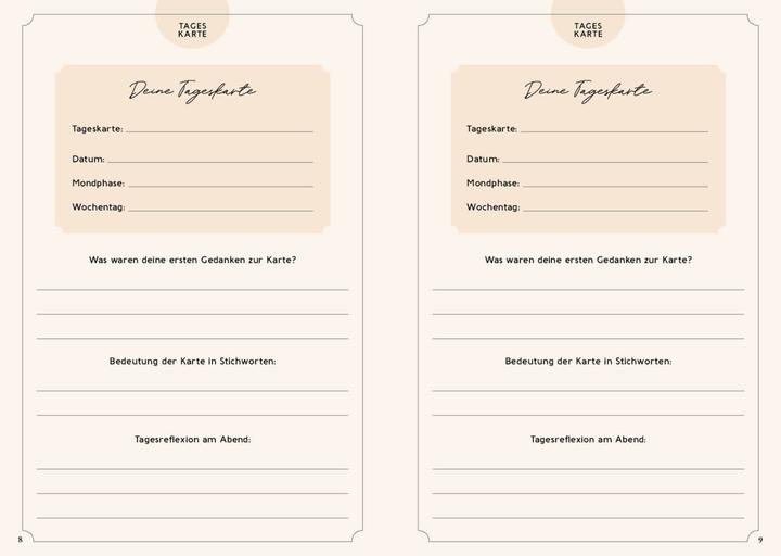 Produktbild Seelenreise – Tarot-Journal (Deutsch, Julia Aurelia, 2023)