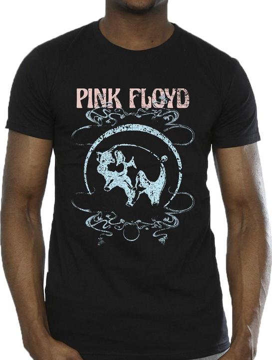Immagine prodotto Pink Floyd Pig Swirls Maglietta Uomo (5XL)