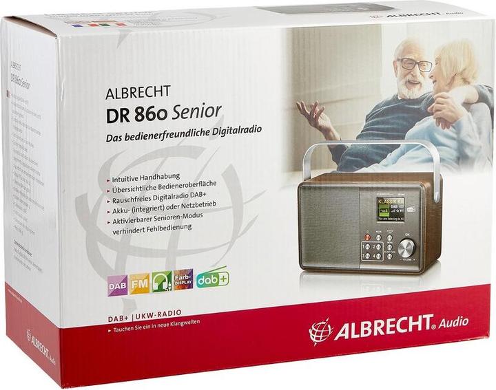 Immagine prodotto Albrecht DR 860 Senior (DAB, FM)