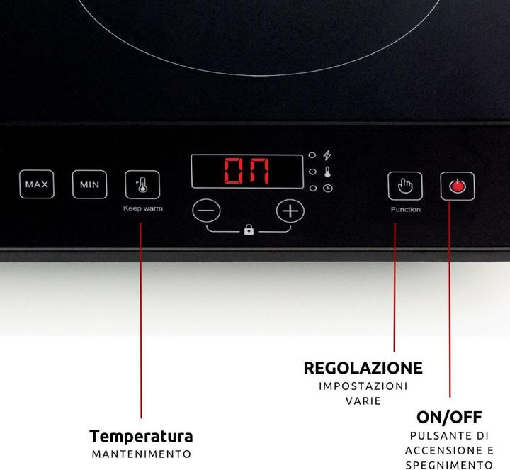Actual product image Ariete Double induction plate