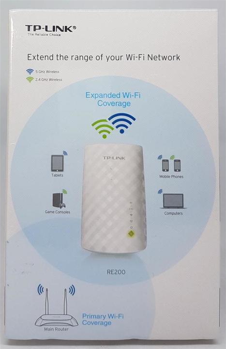 Produktbild TP-Link Re200 (433 Mbit/s, 300 Mbit/s)