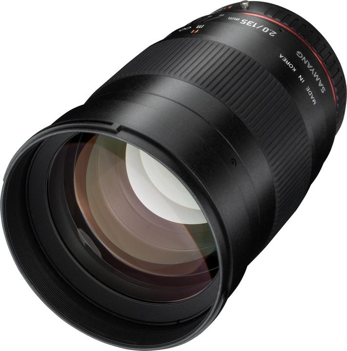 Immagine prodotto Samyang MF 135mm f/2.0 Pentax K (Pentax K, APS-C / DX, Full-frame)