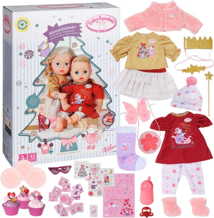 Actual product image Baby Annabell Dolls' Advent Calendar with 24 Surprises