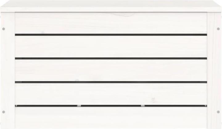 Immagine prodotto VidaXL Truhe Weiss 59,5x36,5x33 cm Massivholz Kiefer,Farbe