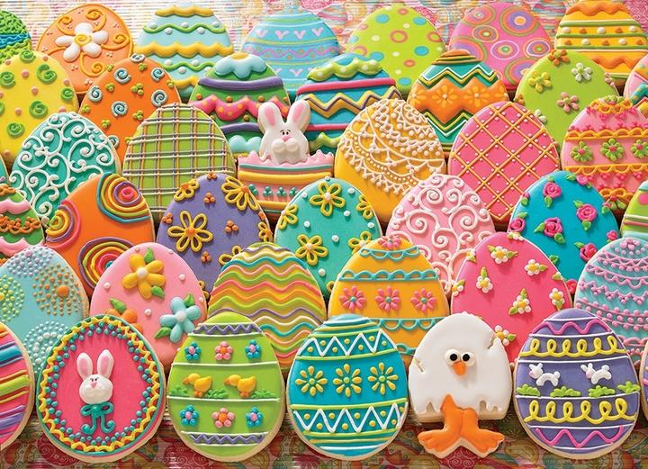 Image du produit Cobble Hill Puzzle 1000 pièces Easter Eggs (1000 pièces)