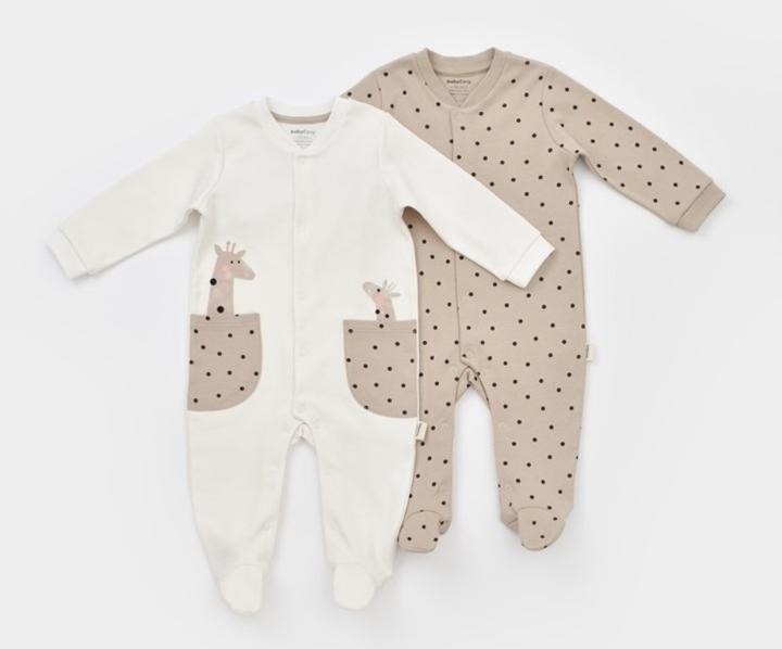 BabyCosy Strampler mit Füssen