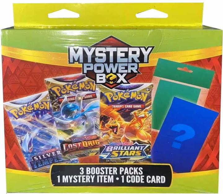 Produktbild Pokémon TCG Sword & Shield Mystery Power Box (3 Boosters Packs) (Englisch, Box Set & Collection)