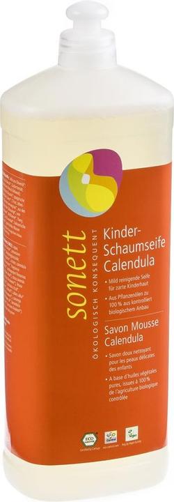Sonett Children's Foam Soap Calendula Refill Bottle (Liquid soap, 1000 ml)