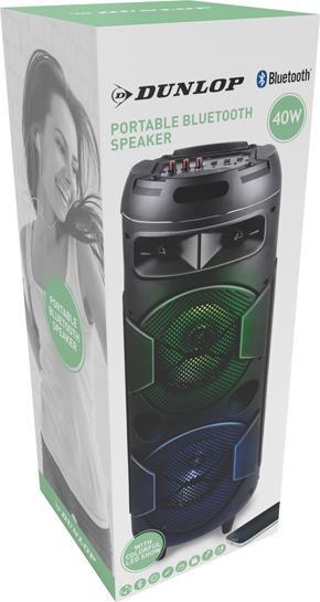 Actual product image Dunlop Speaker karaoke BT 40W (Electrical connection)