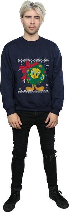 Immagine prodotto Looney Tunes Tweety Pie Christmas Fair Isle Felpa Uomo (S)