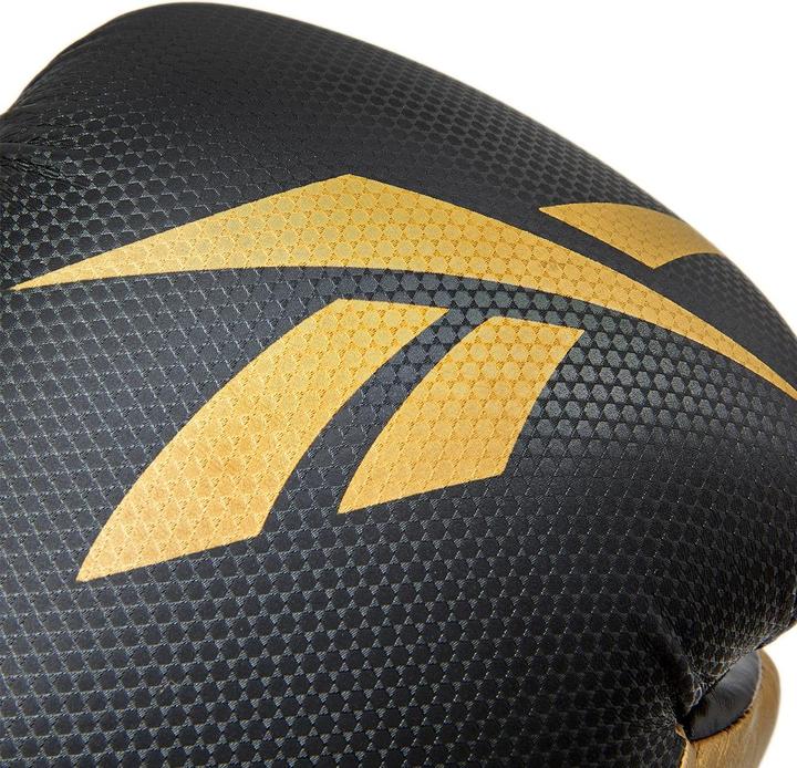 Actual product image Reebok Boxing Gloves Pro Black/Gold (12 OZ, 12)