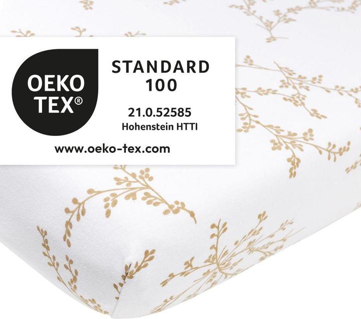 Actual product image Meyco Fitted sheet junior bed Branches (150 cm)
