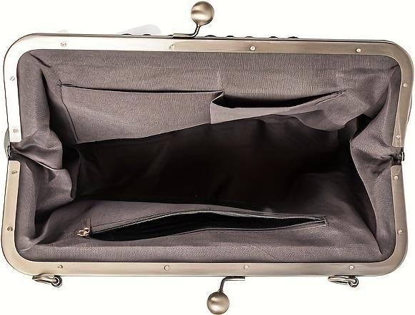 Only-Bags.Store Schicke Retro-inspirierte Umhängetasche - dickes Kunstleder, abnehmbarer Riemen, klassische
