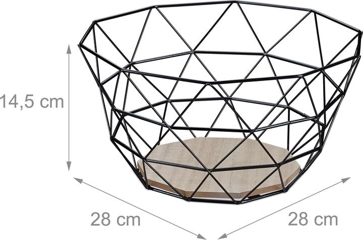 Actual product image Relaxdays Fruit basket (28 x 28 x 14.5 cm)