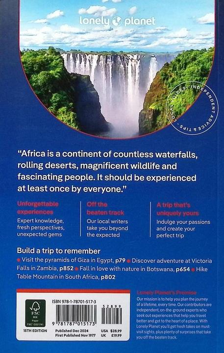 Produktbild Africa (Englisch, Lonely Planet, 2024)