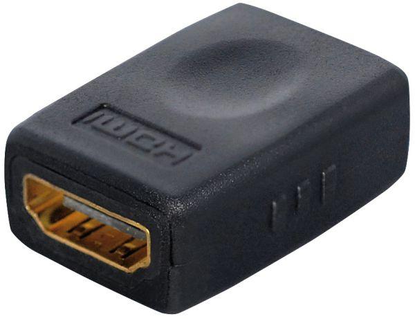 Transmedia Adapter, a) von 1x HDMI-Kupplung, b) auf 1x HDMI-Kupplung, vergoldete Kontakte (HDMI)