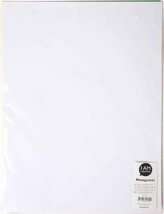 Immagine prodotto I Am Creative Set di gommapiuma 30 x 40 cm, 8 colori di base e 2 glitter