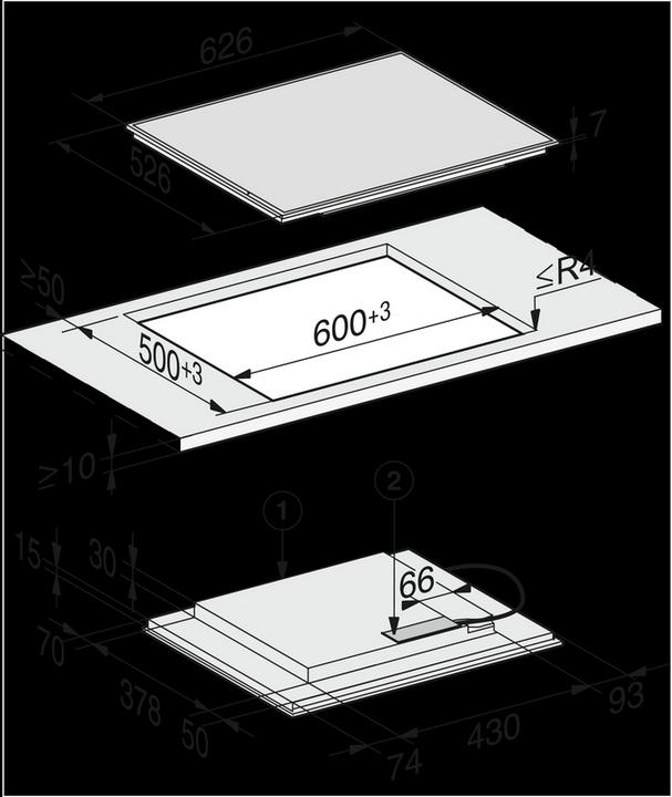 Produktbild Miele KM 7564 FR 11153150