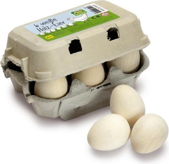 Produktbild Erzi Eier, weiss im Karton