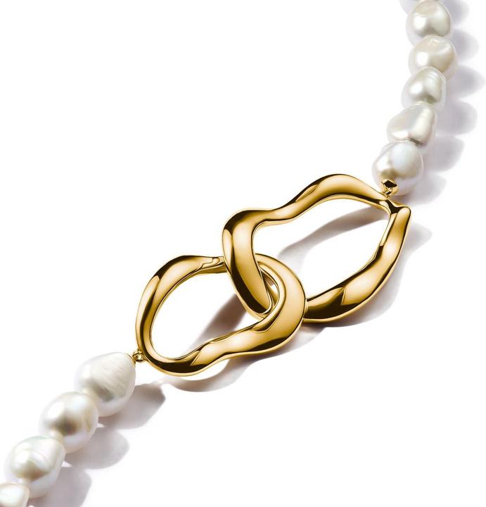 Produktbild Thomas Sabo Perlenkette Natural Beauty vergoldet (Süsswasserzuchtperle, Sterling Silber 925)