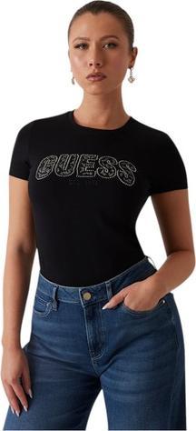 Produktbild Guess Damen T-Shirt mit Rundhalsausschnitt aus Spitze (L)