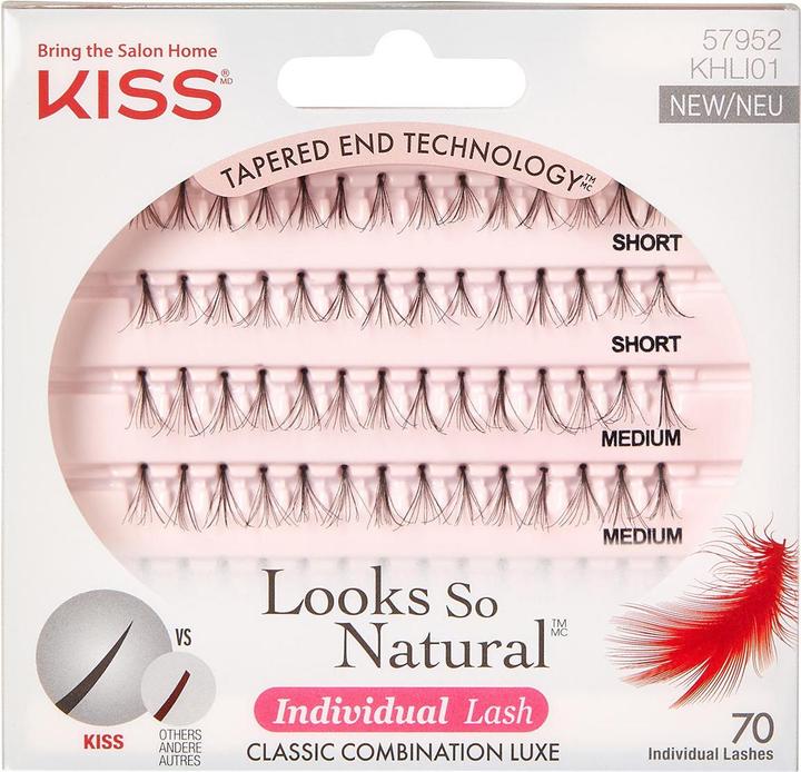 Produktbild KISS My Face - Haute Couture Lash ( 70 pcs ) - Individual false eyelashes (L) (Künstliche Wimpern)