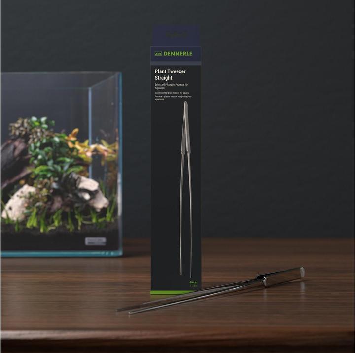 Produktbild Dennerle Pflanzenpinzette Plant Tweezer Straight, 30 cm (Aquarium Pflanzenpflege)