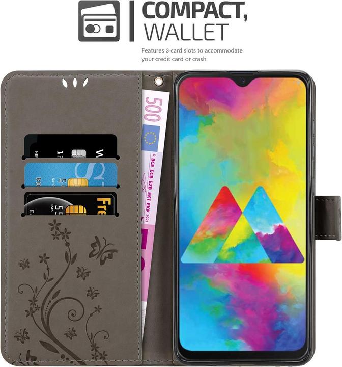 Immagine prodotto Cadorabo Copertina del libro di fiori (Samsung Galaxy M21, Samsung Galaxy M30s)