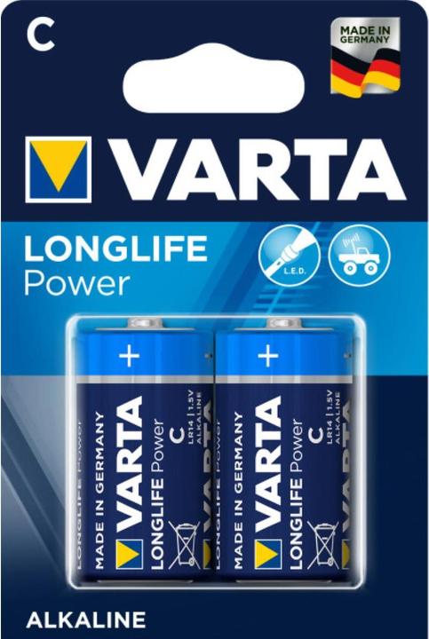 Actual product image Varta long-life power (2 pcs., C, 7800 mAh)