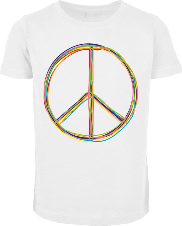 Actual product image Merchcode Girls Peace - Multicolour Short Sleeve Tee - 167905 (122)