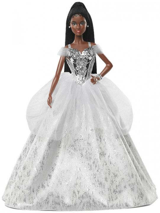 Actual product image Mattel Barbie Collectible Silver Holiday