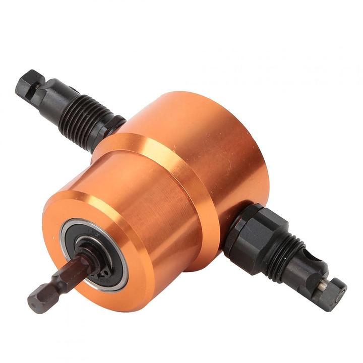 Actual product image Banapoy Doppelkopf-Blechknabber für Bohrmaschinen