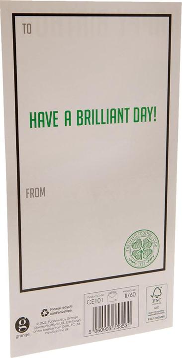 Image du produit Celtic FC Carte d'anniversaire (1 pcs)