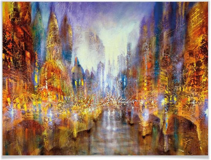 Produktbild Trenddeko Schmucker - Lichterstadt (40 x 30 cm)
