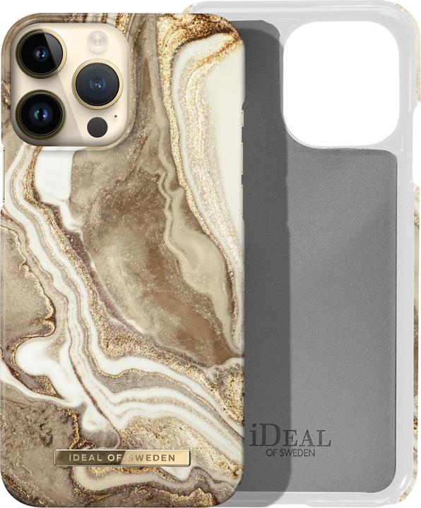 Immagine prodotto iDeal Of Sweden Design Cover Marmo Sabbia Dorata (Apple iPhone 14 Pro Max)