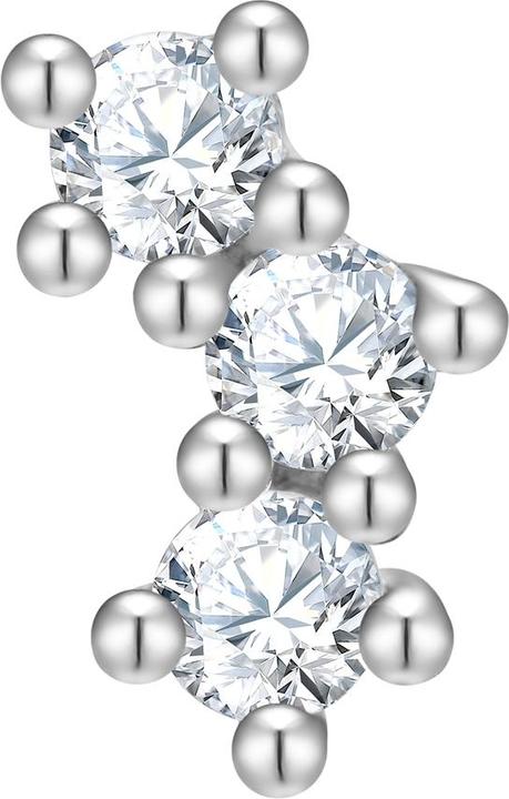 Actual product image Glanzstücke München Ladies stud earrings sterling silver - 37356 (Sterling Silver)