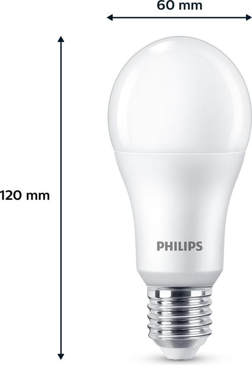 Actual product image Philips LED Bulbs (E27, 13 W, 1521 lm, 3 x, E)
