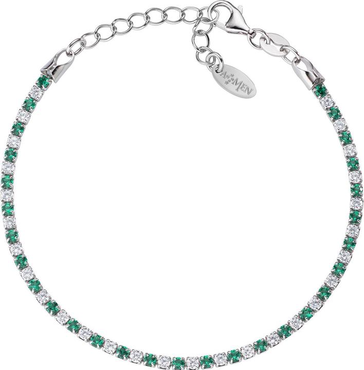 Immagine prodotto Amen Bracciale da tennis (19 cm, Argento 925)