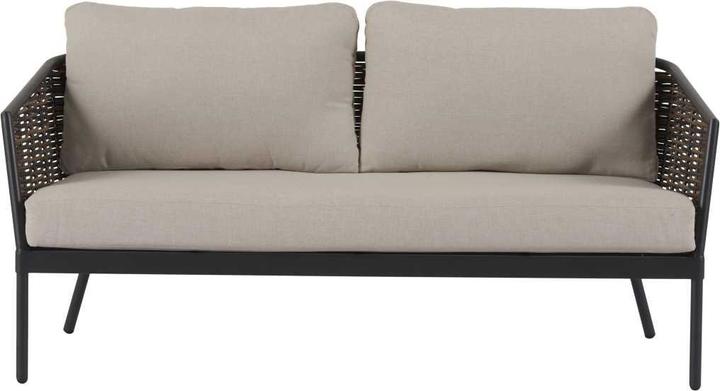 Produktbild Schou Loungeset Daniela, Set 4-teilig, Schwarz/Grau