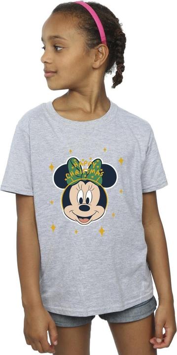 Immagine prodotto Disney Minnie Mouse Happy Christmas Maglietta Ragazze (128)