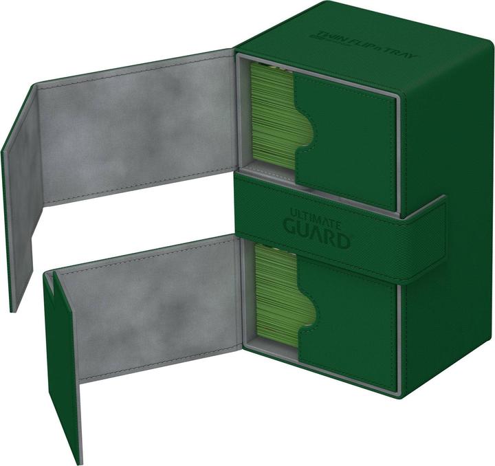 Immagine prodotto Ultimate Guard Card Box Twin Flip'n'Tray Deck Case 160+ Verde