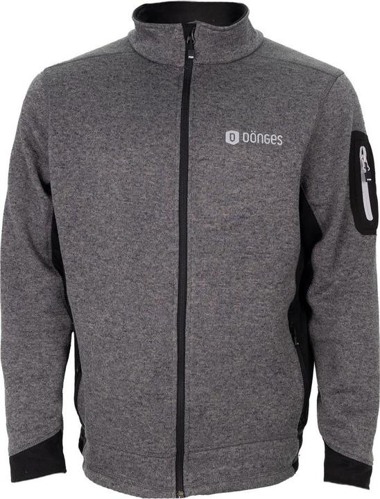 Actual product image Dönges Knitted fleece jacket, anthracite, men, size XL (XL)
