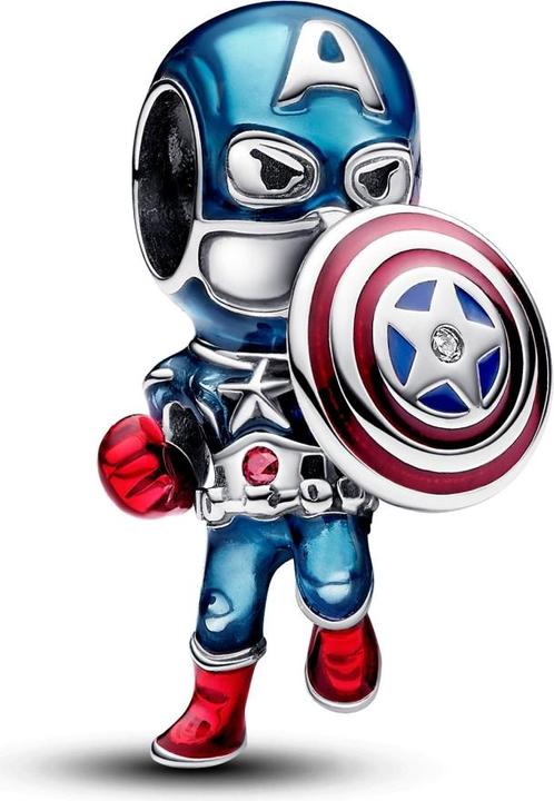 Immagine prodotto Pandora Capitan America (Argento 925, Smalto)