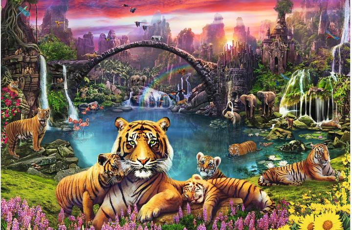 Image du produit Ravensburger Tigre dans un lagon paradisiaque (3000 pièces)