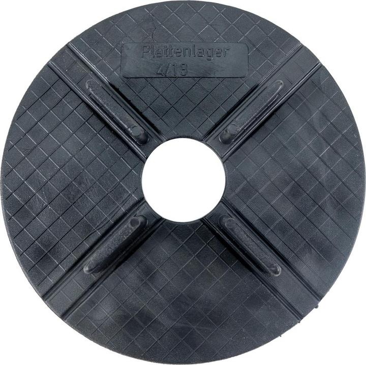 Produktbild Sanpro Gummi Plattenlager / Terrassenlager mit Fugenkreuz 4/18 mm, Anzahl 1 Stück (1 x)