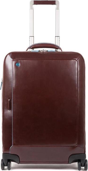 Piquadro Blue Square Cabin Trolley Front Pocket 15.6 Mahogany (40 l)